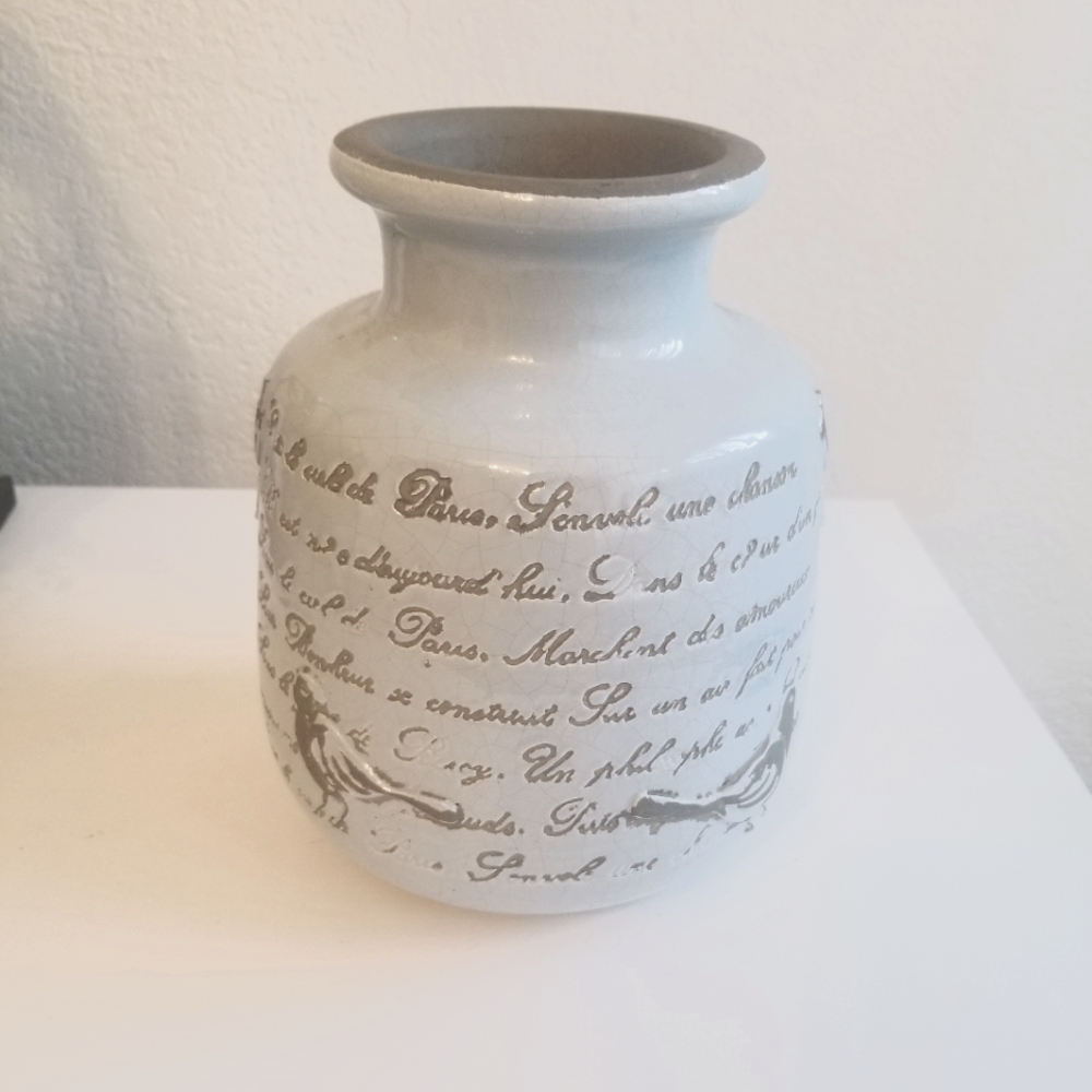 Blue Paris Vase
